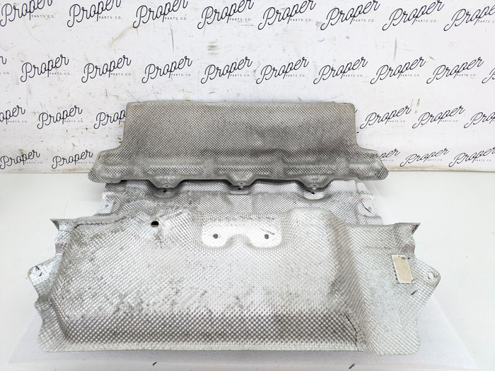BMW G20 G22 G23 G26 330ix M340ix Front/Rear Muffler Exhaust Heat Shields 7340982/7341000