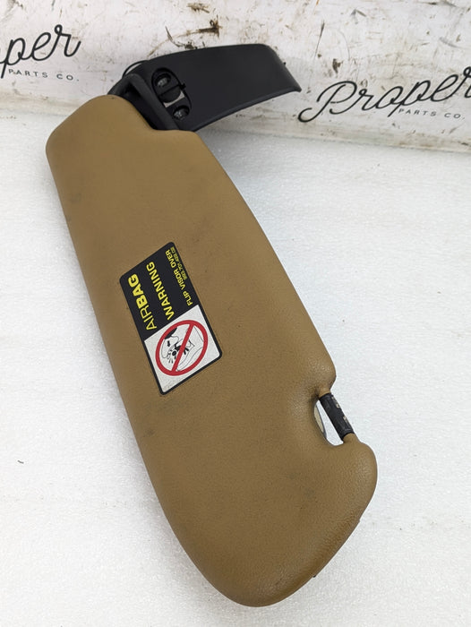 Porsche 996.2 911 Carrera 4 Cabriolet Convertible Right/Passenger Side Sun Visor Savanna Beige 99656160800
