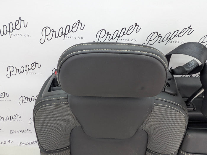2021 Volvo V60 T6 R-Design Rear Right/Center Black Leather Upper Seat Back *DAMAGED*