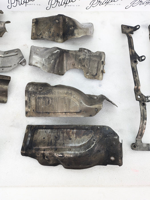 BMW E60 E61 E63 E64 M5 M6 S85 Engine Oil Pump Heat Shield Set 7835887/2282930/7835888