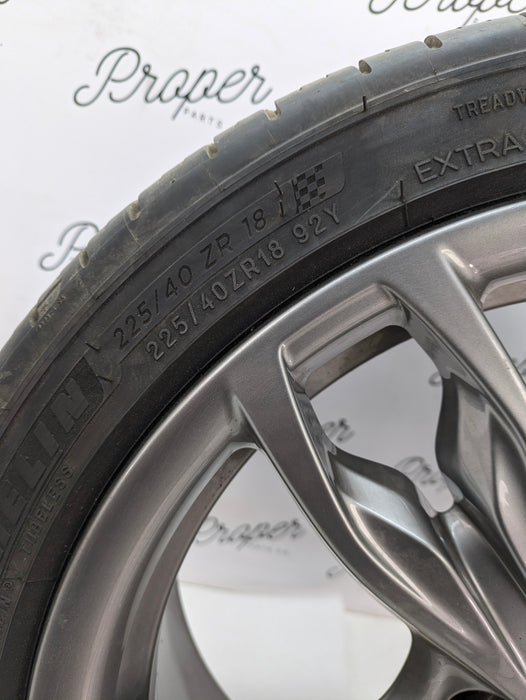 BMW 135i M Sport OEM Staggered Style 436 18 Inch Ferric Wheels/Rims Set Of 4  7845870/7845871