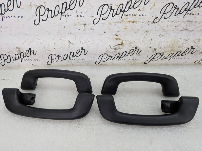 BMW F30 340xi 335xi 330xi 328xi M Sport Black Upper Headliner Roof Grab Handle Set