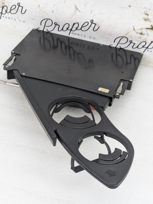 Porsche 996.2 911 Carrera 4 Center Dashboard Cup Holder & Face Plate 99655218300 *DAMAGED*