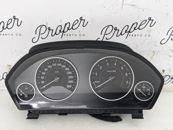 BMW F32 435xi 435i Gauge/Instrument Cluster KM/H 9232895