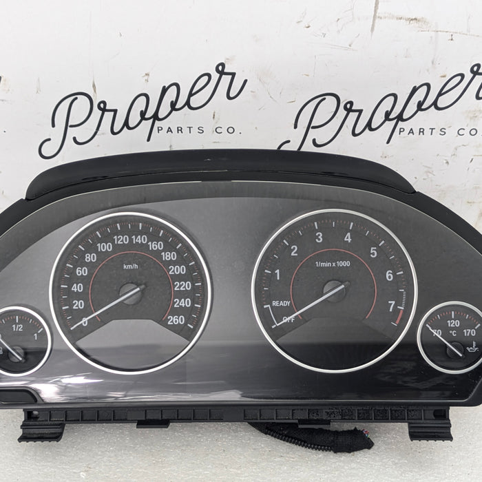 BMW F32 435xi 435i Gauge/Instrument Cluster KM/H 9232895