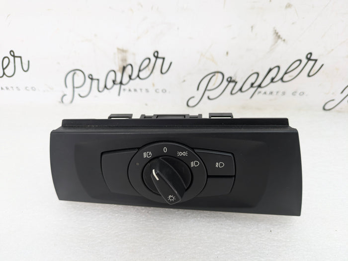 BMW E90 E91 E92 E93 3 Series Pre-LCI Light Control Switch W/Trim 6938864/6938702
