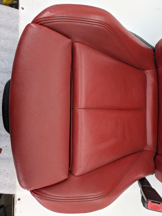 BMW F22 228xi M235xi 230xi M240xi M Sport Coral Red Dakota Leather Interior Seat & Door Panel Set *NOTE*