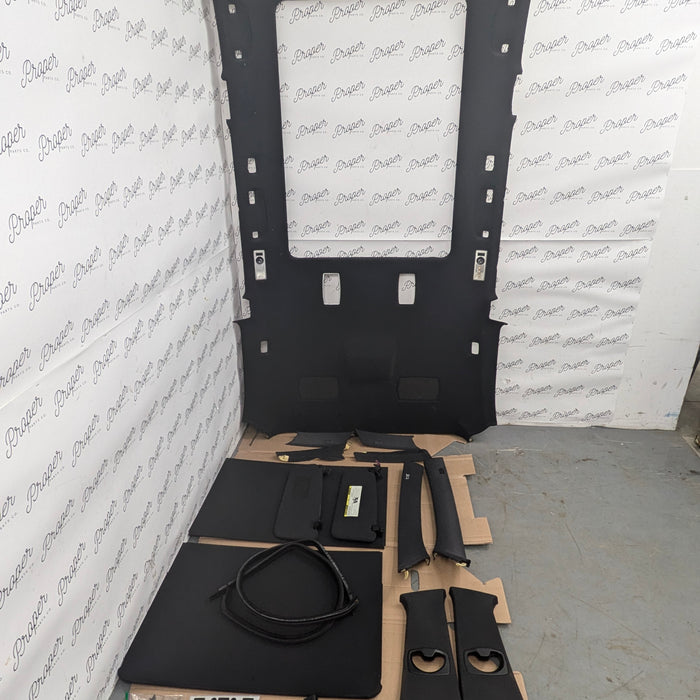 BMW E61 530xi 525xi 545i 550i M Sport Wagon Black Headliner & Upper Trim Kit 7027088