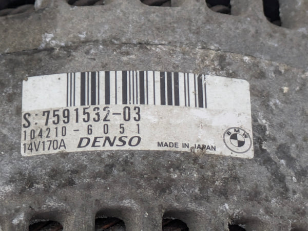 BMW E90 E92 E93 335xi 335i N55 Alternator 7591532