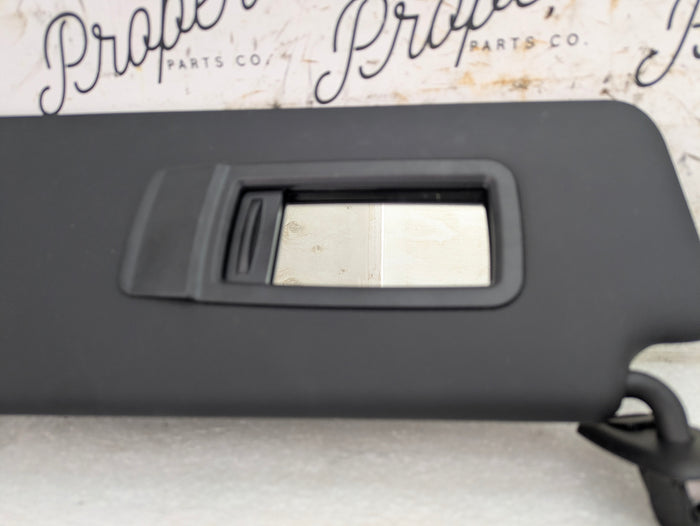 BMW G22 G26 430ix 330ix 330ex Left/Driver Side Black Sun Visor W/Headliner Clip 8097333