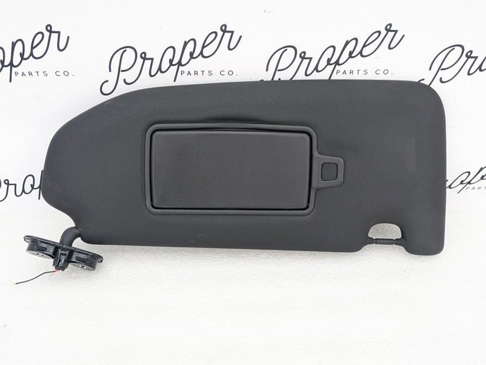 2021 Volvo V60 T6 R-Design Left/Driver Side Black Sun Visor *DAMAGED*