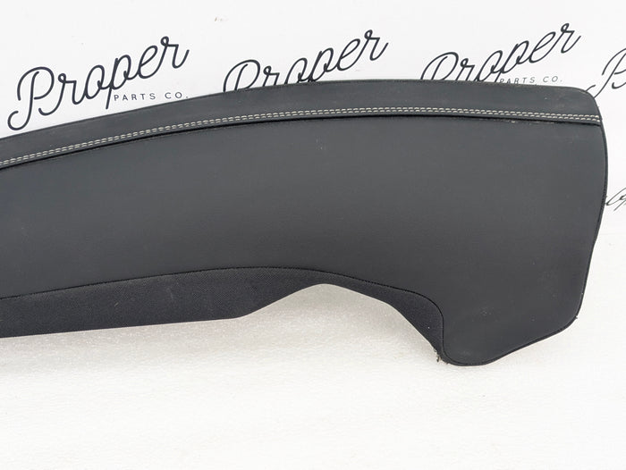 2021 Volvo V60 T6 R-Design Left/Driver Side Rear Black Leather Seat Bolster 31467787