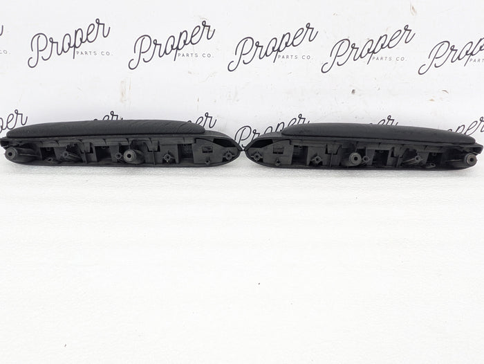 BMW E46 M3 330ci 325ci ZHP M Sport Coupe Rear Panel Armrest Set Black Cube Trim 8241211/8241212