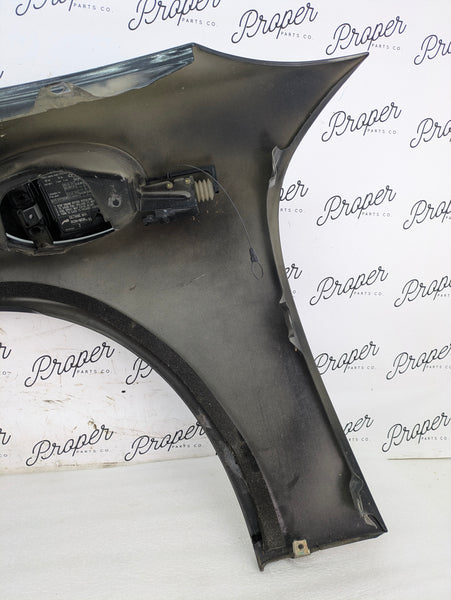 Porsche 996.2 911 Carrera 4 Right/Passenger Side Front Fender W/Fuel Door Schwarz/Black (041) 99650303207GRV