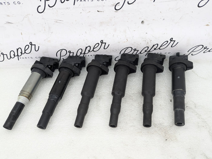 BMW E46 E82 E88 E90 E91 E92 E93 M3 335i Ignition Coil Set Of 6 7594937 *Damaged*