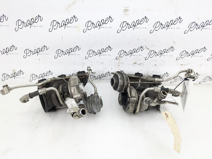 BMW E82 E88 E90 E92 E93 135i 335i N54 Turbo Chargers Exhaust Manifold Pair *CORE* 7583865