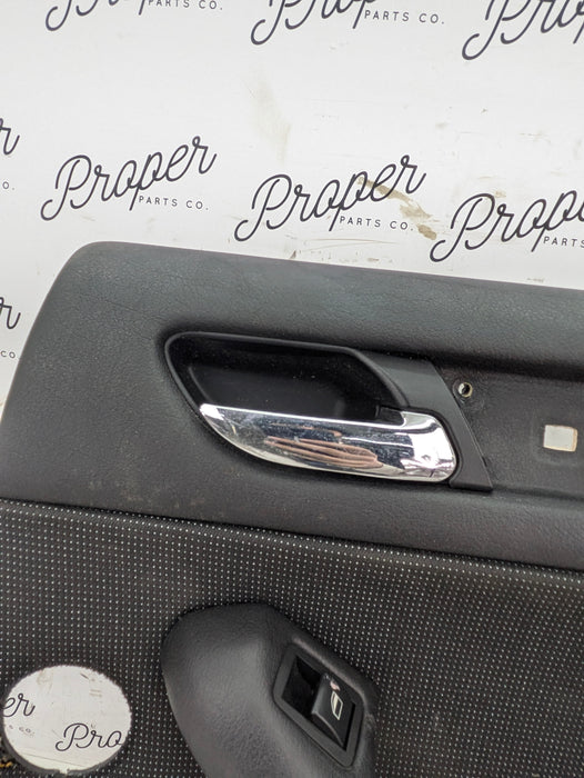 BMW E46 330i 328i 325i 323i ZHP M Sport Sedan Wagon Front & Rear Door Card Panel Set Laser Cloth Alcantara