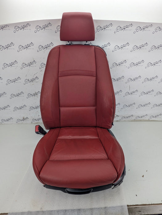 BMW E92 M Sport Interior Seats Set Coral Red Leather 8695884/6970729/6970730/9168956/6962584/7119846/7119815