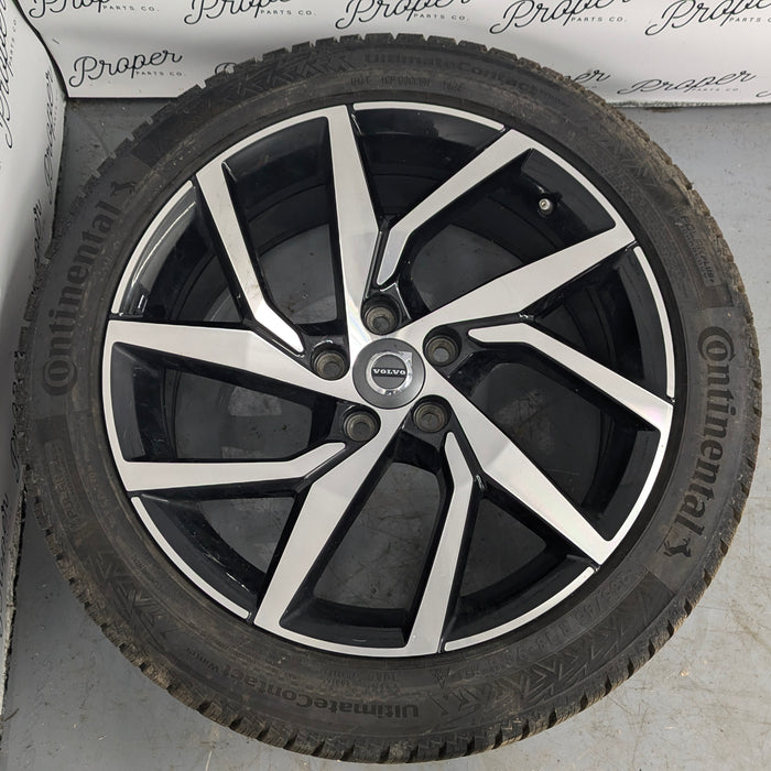 2021 Volvo V60 T6 R-Design Y Spoke Black Diamond Cut Wheel 8 X 18 Et 42 31471311 #2