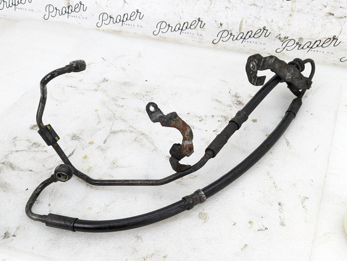 BMW E92 E90 335xi N55 N54 AWD Power Steering Rack Fluid Oil Lines 32416776317