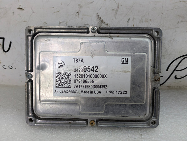 2018 Chevrolet 6th Gen Camaro 2SS Automatic Transmission Computer Control Module Unit 24289542