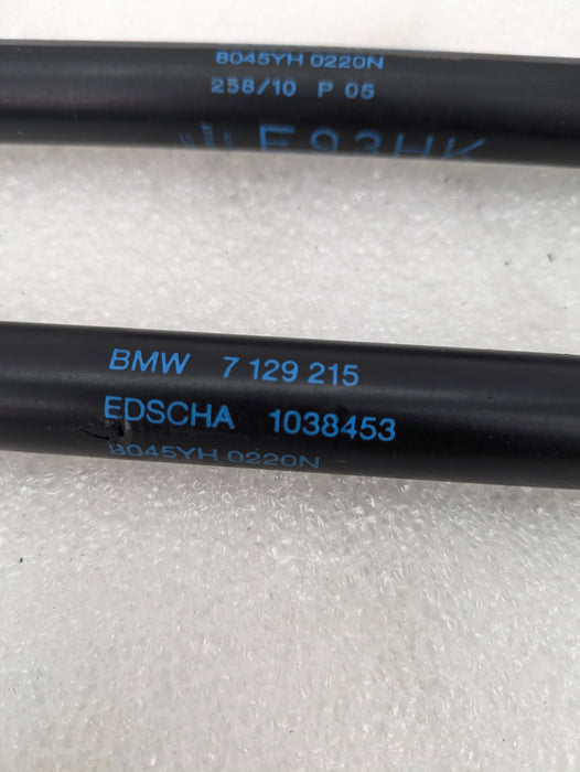 BMW E93 335is 335i 328i M3 Convertible Trunk Lid Strut Set 7129215