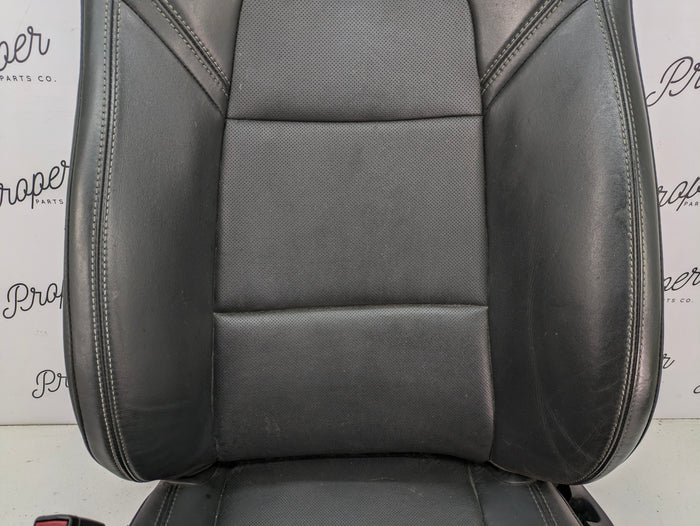 Chevrolet C7 Corvette Stingray Z51 2LT Left/Driver Side GT Milano Leather Heated & Vented Seat Jet Black (195) *DAMAGED*