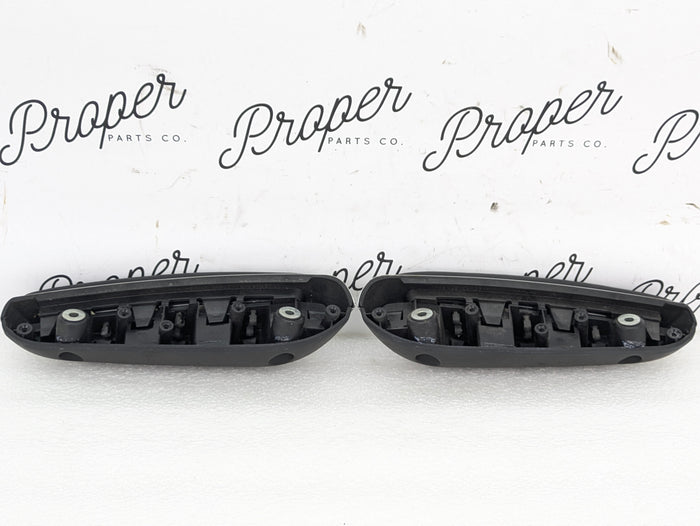 BMW E46 M3 330ci 328ci 325ci 323ci Coupe/Convertible Rear Panel Armrest Brushed Aluminum Trim Set 8241211/8241212