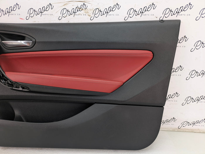BMW F22 228xi M235xi 230xi M240xi M Sport Coral Red Dakota Leather Interior Seat & Door Panel Set *NOTE*