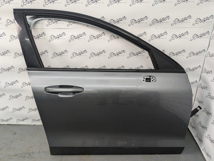 2021 Volvo V60 T6 R-Design Right/Passenger Side Front Door Osmium Gray Metallic (714)