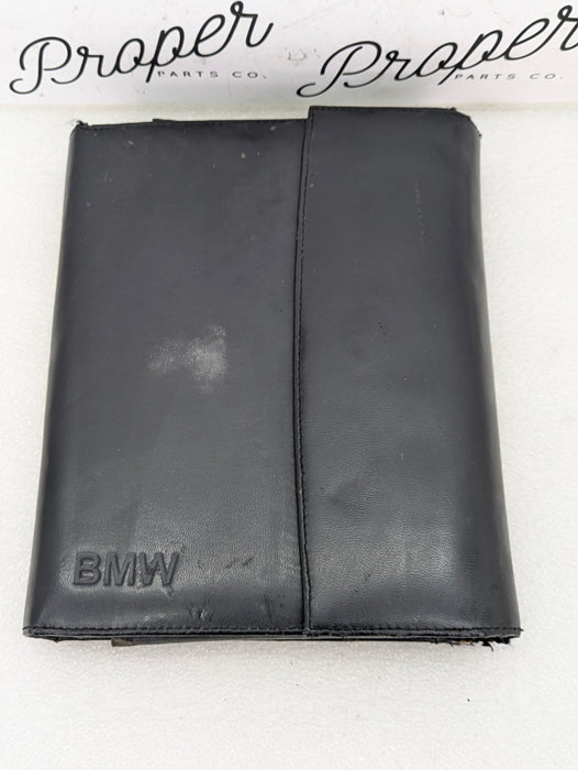 BMW E46 330i 325i 320i Sedan Owners Care & Radio Manual & Leather Slip Case