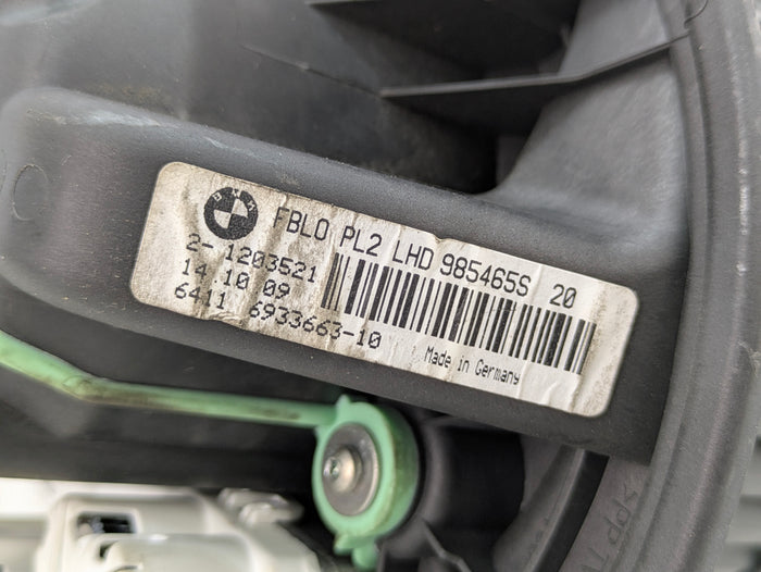 BMW E88 E82 135i 128i HVAC Blower Motor & Final Stage Resistor/FSR 6933663
