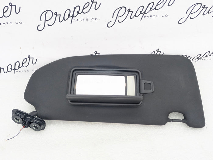 2021 Volvo V60 T6 R-Design Left/Driver Side Black Sun Visor *DAMAGED*
