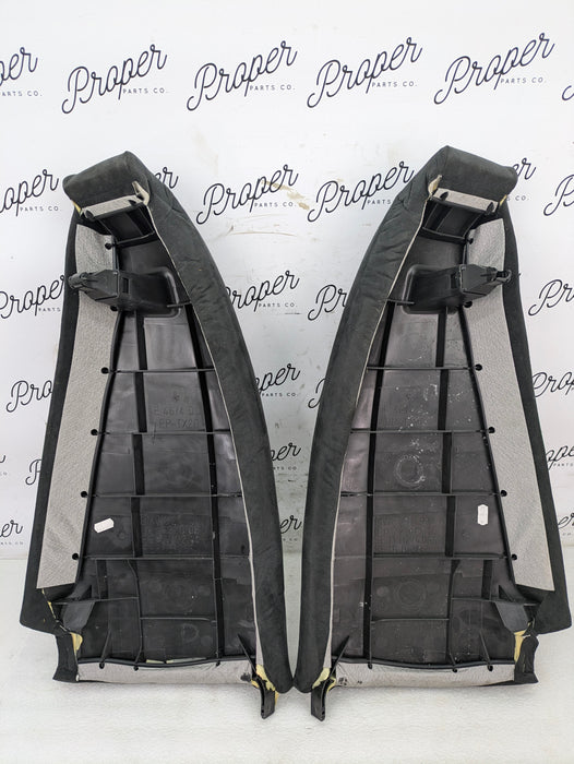 BMW E46 330i 328i 325i 323i ZHP M Sport Sedan Rear Split Folding Seats Complete Set Alcantara Cloth Laser