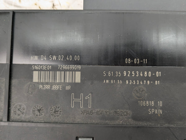 BMW E90 E91 E92 E93 3 Series Junction Box BCM Body Control Module 9253480