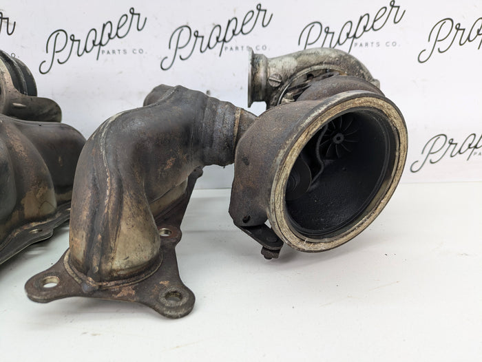 BMW E90 E92 E93 335i 335xi N54 Engine Turbocharger Set 7563685/7563686 *CORES*