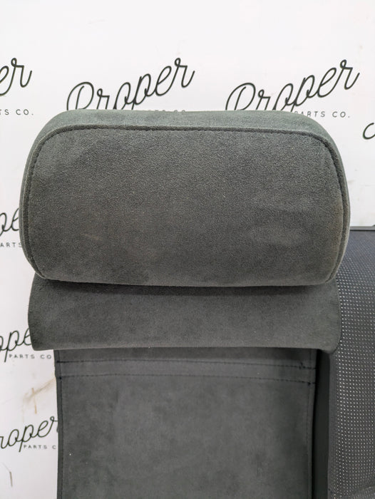 BMW E46 330i 328i 325i 323i ZHP M Sport Sedan Rear Split Folding Seats Complete Set Alcantara Cloth Laser