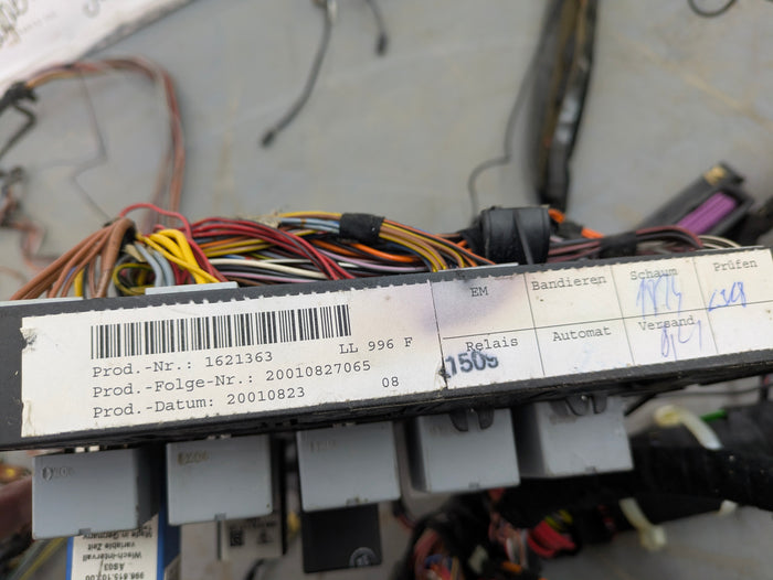 Porsche 996.2 911 Carrera 4 Cabriolet Convertible Automatic Tiptronic Main Chassis Body Cabin Wiring Harness