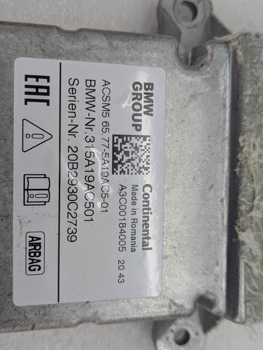 BMW G22 430ix Airbag SRS Control Unit Module 5A19AC5 *DAMAGED*