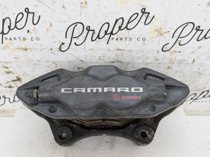 2018 Chevrolet 6th Gen Camaro 2SS Rear Right Passenger Caliper Black OEM Brembo 23399524