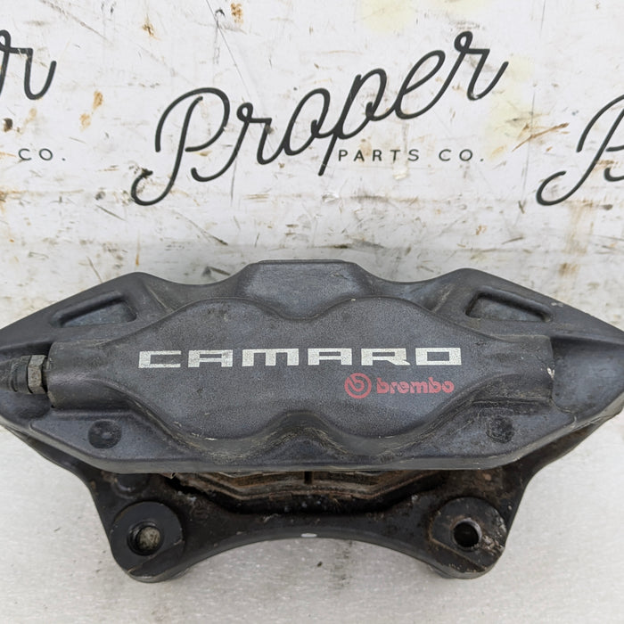 2018 Chevrolet 6th Gen Camaro 2SS Rear Right Passenger Caliper Black OEM Brembo 23399524