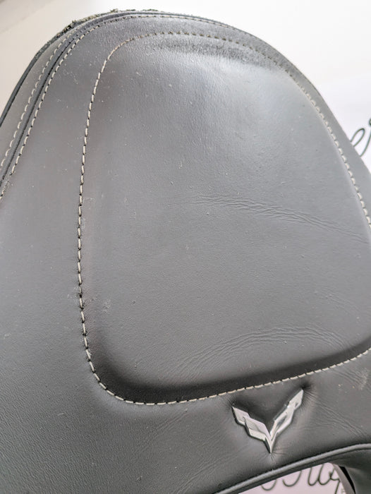 Chevrolet C7 Corvette Stingray Z51 2LT Left/Driver Side GT Milano Leather Heated & Vented Seat Jet Black (195) *DAMAGED*