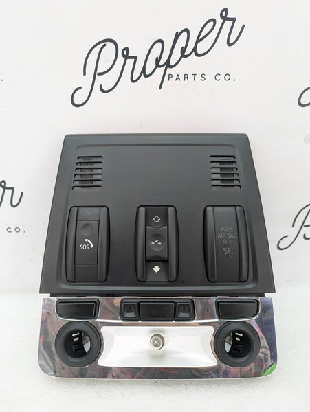BMW E82 135i 128i Front Upper Interior Black Dome Light & Sun Roof Control Switch Button 9225539
