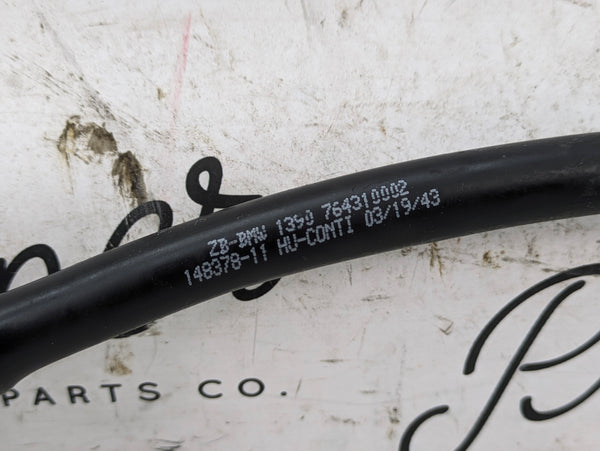 BMW F36 F32 F30 F31 F33 F34 440xi Fuel Tank Breather Valve Line Hose Pipe 7643100