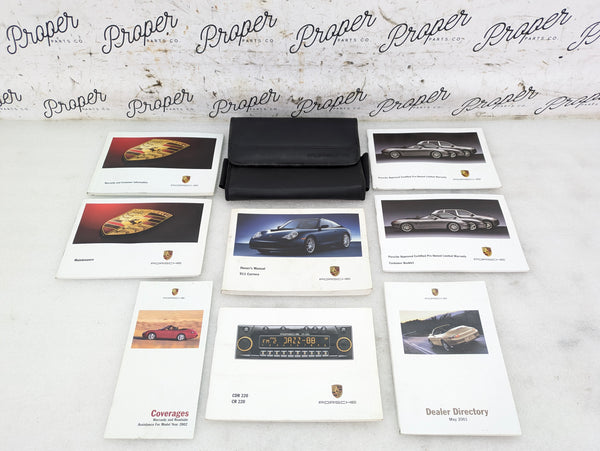 Porsche 996 911 Carrera 4 Cab Owners Manual W/Booklet Case & Vehicle Info Books Wkd99602102
