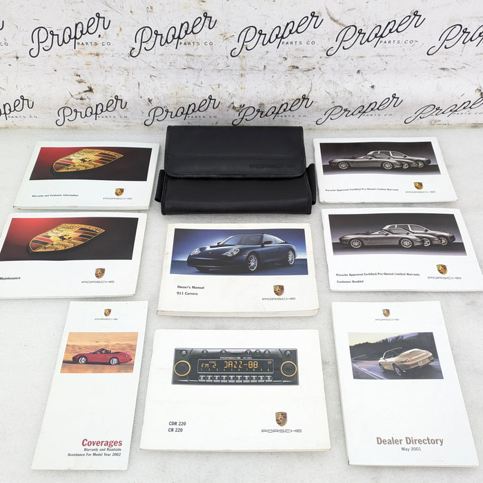 Porsche 996 911 Carrera 4 Cab Owners Manual W/Booklet Case & Vehicle Info Books Wkd99602102