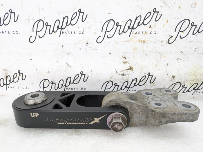 Toyota GZEA14 GR Corolla Delta X Motorsport Aluminum Lower Rear Engine Pitch Mount W/Bushings