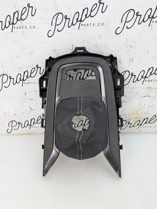 Toyota GZEA14 GR Corolla Manual Transmission Shifter Boot & Center Console Trim 58821-12370 *NOTE*