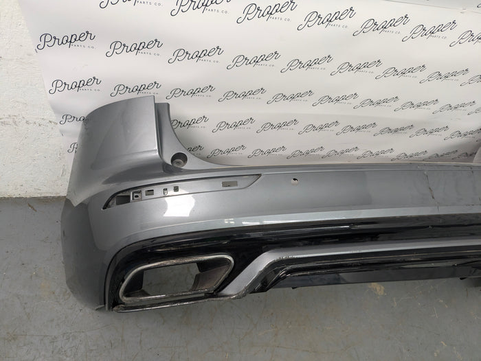 2021 Volvo V60 T6 R-Design Rear Bumper Assembly Osmium Gray Metallic (714) *DAMAGED*