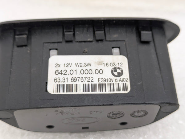 BMW E92 E93 335xi 335i Rear Center Console Lower Footwell Light 6976722